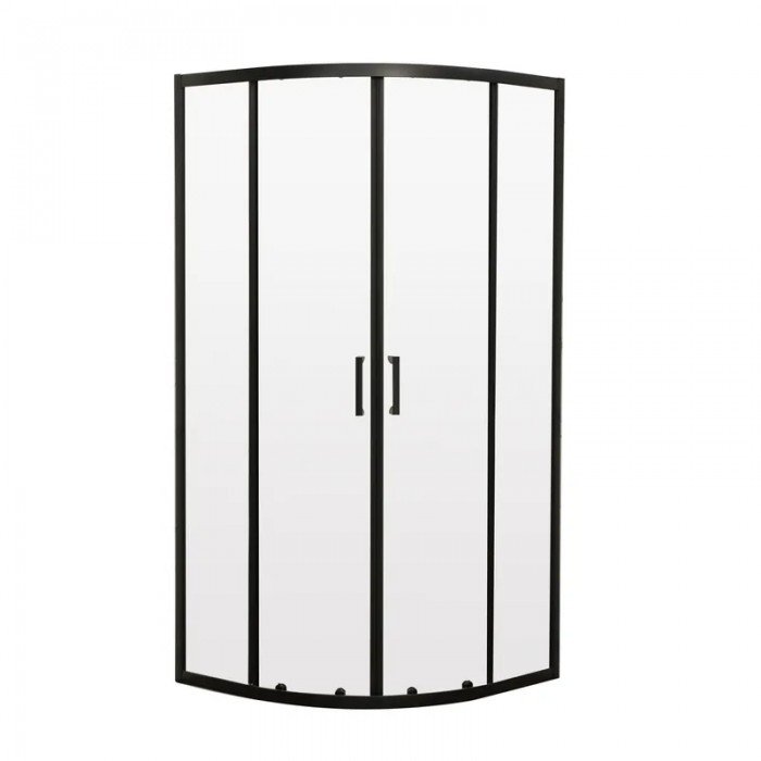 Душевая кабина без поддона Mixxus Premium DIVERSE SC01-90x90x195-TR Black прозрачное стекло 5мм (MI