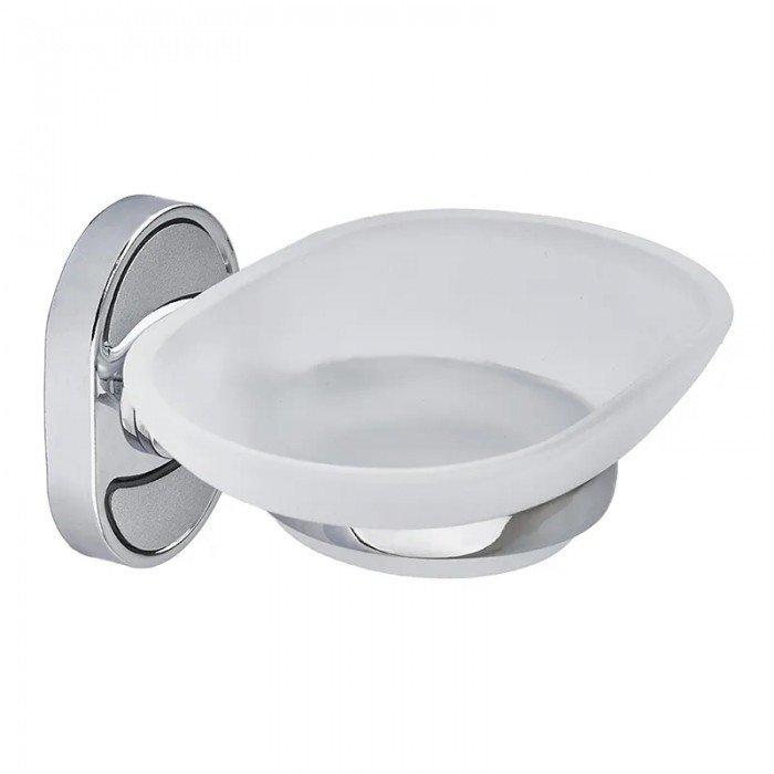 Мыльница настенная (стекло) Zerix AFB-0102 (ZX5059)