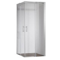 Душевая кабина без поддона Koer SR SC03-90x90x200-TR-01 прозрачное стекло Easy Clean 6мм, хром (KR5