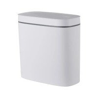 Відро для сміття сенсорне овальне Mixxus Flat-TC0109 White 9 л колір білий (MI7074)