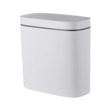 Відро для сміття сенсорне овальне Mixxus Flat-TC0109 White 9 л колір білий (MI7074) Відро для сміття сенсорне овальне Mixxus Flat-TC0109 White 9 л колір білий (MI7074)
