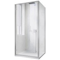 Душевая кабина без поддона Koer SR SC08-90x90x200-TR-01 прозрачное стекло Easy Clean 6мм, хром (KR5