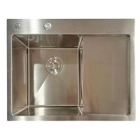 Мойка из нержавеющей стали Mixxus MH6350L Nano-Silver (3.0/0.8) цвет нержавейка (MI7044)