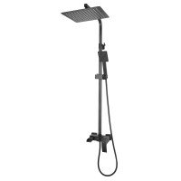 Душова колона із змішувачем водоспад Koer KB-58007-05 (Колір чорний) (KR3463)