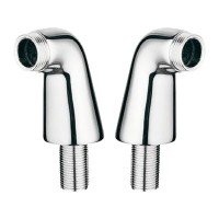 Комплект (2 шт) перехідників для установки змішувача в акрилову ванну Zerix LR77 (ZX2637)