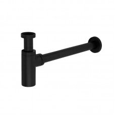 Сифон для раковини Koer BT-01-05 без випуску (під донний клапан) без ревізії (Колір чорний) 1 1/4'' (KR3410)