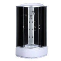 Бокс душевой с гидромассажем Mixxus STRONG SBH01-90x90x215-GR SATIN с высоким поддоном (MI6889) Бокс душевой с гидромассажем Mixxus STRONG SBH01-90x90x215-GR SATIN с высоким поддоном (MI6889)