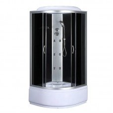 Бокс душевой с гидромассажем Mixxus STRONG SBH01-90x90x215-GR SATIN с высоким поддоном (MI6889) Бокс душевой с гидромассажем Mixxus STRONG SBH01-90x90x215-GR SATIN с высоким поддоном (MI6889)