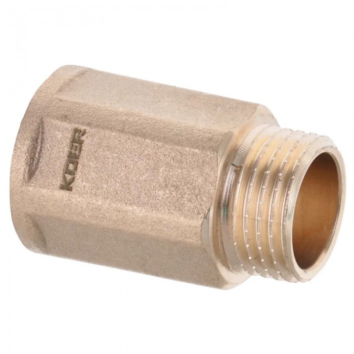 Подовжувач KOER WM.E06-30.WN - 1/2 "-30мм (Без нікелю) (KR3012) Подовжувач KOER WM.E06-30.WN - 1/2 "-30мм (Без нікелю) (KR3012)