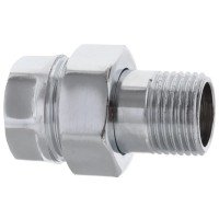 Згін американка (хром) 1/2 "прямий Koer KR.341.chr (KR2702) Згін американка (хром) 1/2 "прямий Koer KR.341.chr (KR2702)
