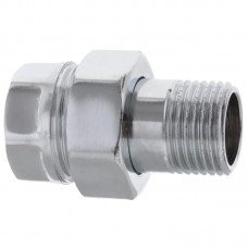 Згін американка (хром) 1/2 "прямий Koer KR.341.chr (KR2702) Згін американка (хром) 1/2 "прямий Koer KR.341.chr (KR2702)