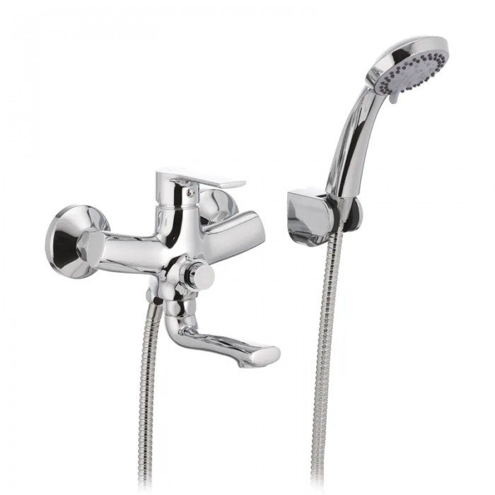 Смеситель для ванны Mixxus Premium PUSH Chr-009 (перекл. кнопкой) (MI1664) Смеситель для ванны Mixxus Premium PUSH Chr-009 (перекл. кнопкой) (MI1664)