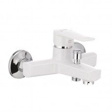 Смеситель для ванны Plamix Oscar-009 White (без шланга и лейки) (PM0025) Смеситель для ванны Plamix Oscar-009 White (без шланга и лейки) (PM0025)