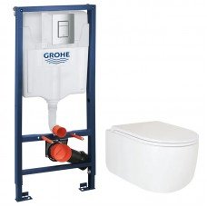 Комплект Grohe Set Унитаз TOPPER-0302-T3+ Инсталляция Grohe Rapid SL 38772001 (38772001TOPPER0302T3 Комплект Grohe Set Унитаз TOPPER-0302-T3+ Инсталляция Grohe Rapid SL 38772001 (38772001TOPPER0302T3
