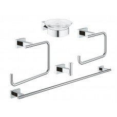 Набор аксессуаров 5 в 1 Grohe Essentials Cube New (40758001) Набор аксессуаров 5 в 1 Grohe Essentials Cube New (40758001)