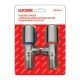 Комплект кранів (2 шт.) Для підключення сантехприборів Koer KR.509-2 (KR2730) Комплект кранів (2 шт.) Для підключення сантехприборів Koer KR.509-2 (KR2730)
