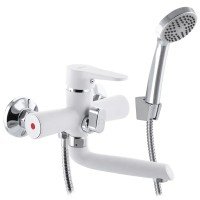 Змішувач для ванни Zerix PUD3 146 білий (ZX2910) Змішувач для ванни Zerix PUD3 146 білий (ZX2910)