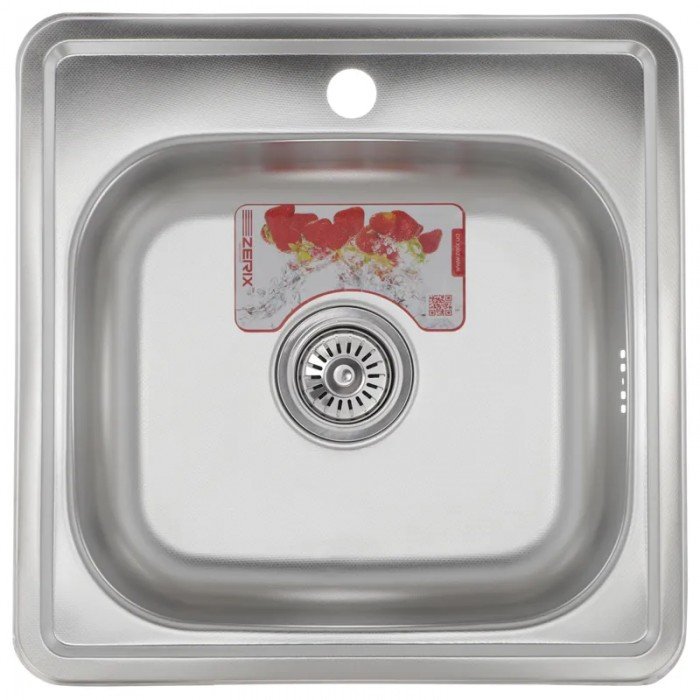 Мийка кухонна Zerix Z4848-06-160D (decor) (ZM0558) Мийка кухонна Zerix Z4848-06-160D (decor) (ZM0558)