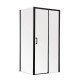 Душевая кабина без поддона Mixxus Premium DIVERSE SC03-100x80x195-TR Black прозрачное стекло 6мм (M