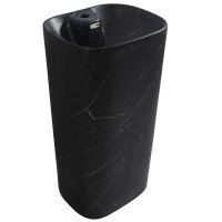 Раковина моноблок MIXXUS PREMIUM DIVERSE-1102 MARBLE 460х380х840mm с отверстием под смеситель и пер