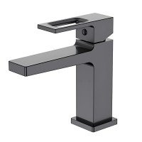 Смеситель для умывальника Haiba Kant 001 Graphite (Цвет графит) (HB9664) Смеситель для умывальника Haiba Kant 001 Graphite (Цвет графит) (HB9664)