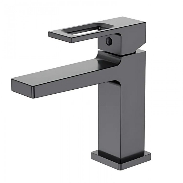 Смеситель для умывальника Haiba Kant 001 Graphite (Цвет графит) (HB9664) Смеситель для умывальника Haiba Kant 001 Graphite (Цвет графит) (HB9664)