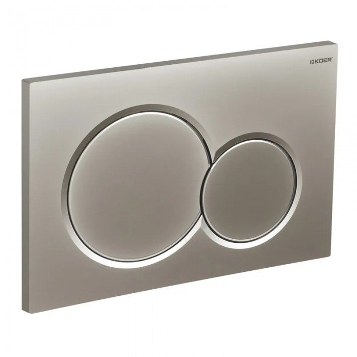 Панель змиву KOER KT-0601-14 пластикова, кнопка кругла (KR5177)