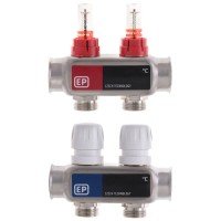 Колекторний блок з расxодомерамі EUROPRODUCT EP.S1110-02 1 "x2 (EP4978) Колекторний блок з расxодомерамі EUROPRODUCT EP.S1110-02 1 "x2 (EP4978)