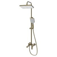 Душова колона зі змішувачем Haiba MILANO 003-J BRUSHED GOLD (HB9620) Душова колона зі змішувачем Haiba MILANO 003-J BRUSHED GOLD (HB9620)