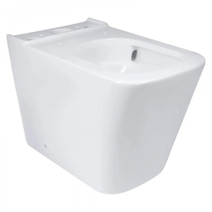 Чаша унітазу-компакту Mixxus Premium Quadro-0401-T1 Bowl 610х365х825 Tornado 1.0 без сидіння (MI8343)
