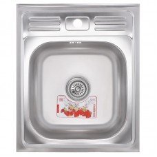 Кухонна мийка накладна ZERIXZ5060-06-160E (satin) (ZX1611) Кухонна мийка накладна ZERIXZ5060-06-160E (satin) (ZX1611)