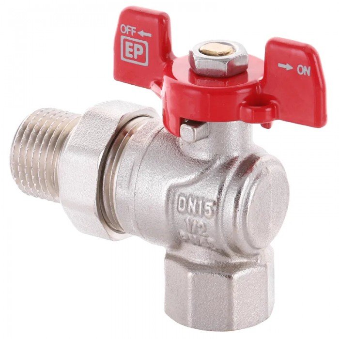 Кран с американкой угловой 1/2" Europroduct EP.410 (EP2959)