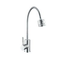 Змішувач для кухні Champion SUS-011 CHROME REFLECTOR з рефлекторним виливом з нержавіючої сталі (CH6538)