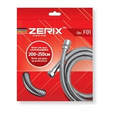 Шланг розтяжний Zerix Chr.F01 (200 см) (ZX2621) Шланг розтяжний Zerix Chr.F01 (200 см) (ZX2621)