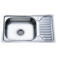 Мойка кухонная Zerix Z6642-08-180D (decor) (ZX1601)