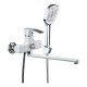 Смеситель для ванной Mixxus Magnum 006 (Euro) White-Chrome (MI6202) Смеситель для ванной Mixxus Magnum 006 (Euro) White-Chrome (MI6202)
