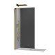Душевая перегородка Koer SR SP02-100x200-TR-12 Walk-In проз.стекло Easy Clean 8мм, матовое золото ( Душевая перегородка Koer SR SP02-100x200-TR-12 Walk-In проз.стекло Easy Clean 8мм, матовое золото (