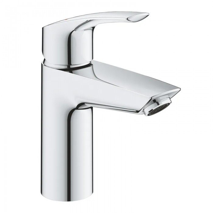 Однорычажный смеситель для раковины S-Size Grohe Eurosmart New с нажимным донным клапаном (23922003