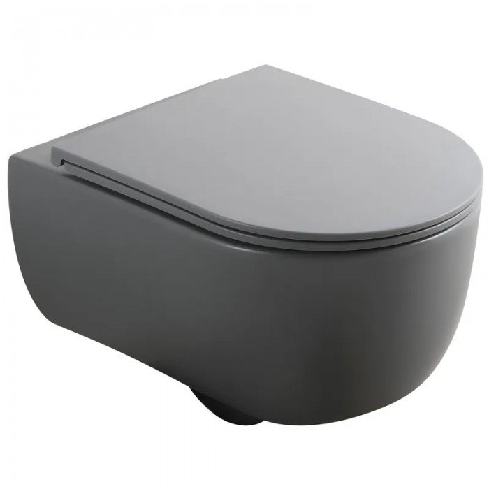 Унітаз підвісний Mixxus Premium TOPPER-0303-R GRAY 495x370x350mm система змиву RIMLESS (MP6657) Унітаз підвісний Mixxus Premium TOPPER-0303-R GRAY 495x370x350mm система змиву RIMLESS (MP6657)