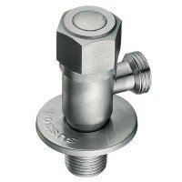 Кран для подключения сантехприборов Mixxus VAL-06-1/2x1/2 из нержавеющей стали SUS304 (MI6809)