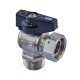 Кран шаровый угловой Н/Г, Roho R116-075B -3/4"х3/4" ВЗ ручка "бабочка" черная (RO0238) Кран шаровый угловой Н/Г, Roho R116-075B -3/4"х3/4" ВЗ ручка "бабочка" черная (RO0238)