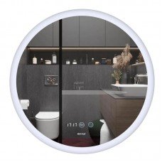Зеркало Mixxus PLAIN MC10-80 с Led Touch, Anti-fog, димером, регулятором яркости, часами (MI6932)
