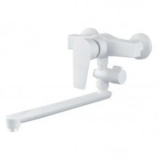 Смеситель для ванны PLAMIX OSCAR-006 SET WHITE (со шлангом, лейкой и кронштейном) (PM0703) Смеситель для ванны PLAMIX OSCAR-006 SET WHITE (со шлангом, лейкой и кронштейном) (PM0703)
