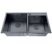Мойка из нерж. стали ZERIX ZH7843D-215 NANO-BLACK (3.0/0.8) (MX1594) Мойка из нерж. стали ZERIX ZH7843D-215 NANO-BLACK (3.0/0.8) (MX1594)
