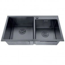 Мойка из нерж. стали ZERIX ZH7843D-215 NANO-BLACK (3.0/0.8) (MX1594) Мойка из нерж. стали ZERIX ZH7843D-215 NANO-BLACK (3.0/0.8) (MX1594)