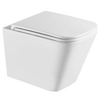 Унітаз підвісний Mixxus Premium Quadro-0301-R 490x340x360mm, система змиву Rimless (MP6452) Унітаз підвісний Mixxus Premium Quadro-0301-R 490x340x360mm, система змиву Rimless (MP6452)