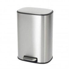 Відро для сміття з плавним закриттям овальне Mixxus Premium Diverse-TC0112 SS Color 12л колір нержавіюче