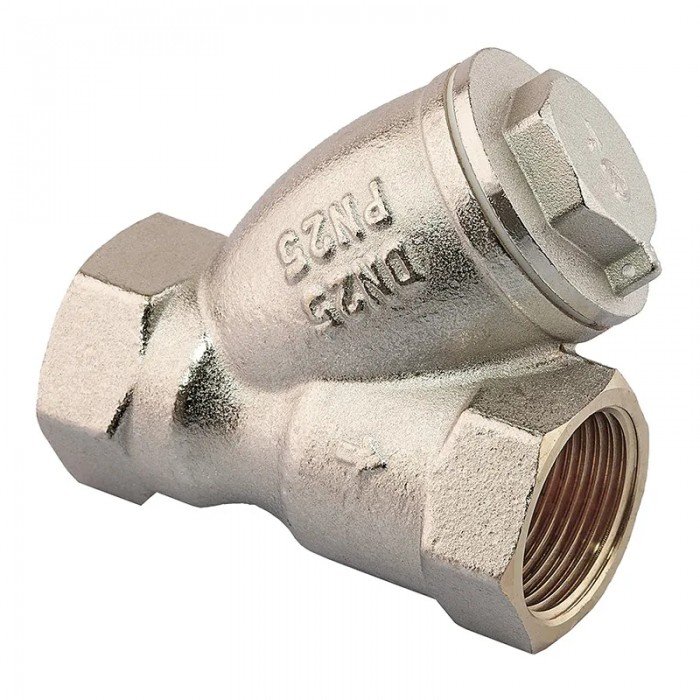 Фільтр грубої очистки Koer KR.F02.N - 1" (нікельований) (KR4718) Фільтр грубої очистки Koer KR.F02.N - 1" (нікельований) (KR4718)