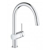 Змішувач для кухні з висувним виливом Grohe Minta (32918000)