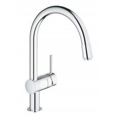 Смеситель для кухни с выдвижным изливом Grohe Minta (32918000) Смеситель для кухни с выдвижным изливом Grohe Minta (32918000)